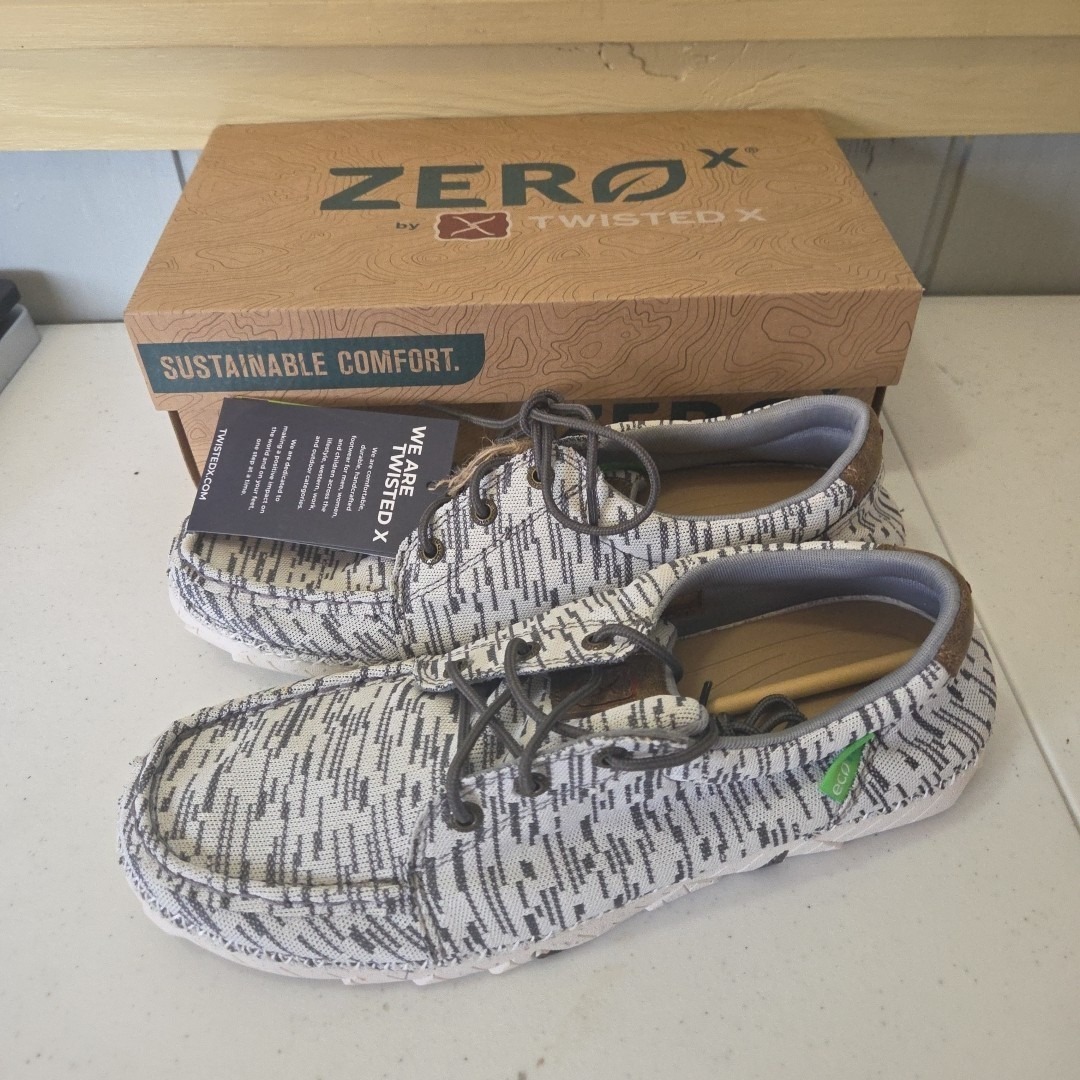 Twisted X Casual Shoes Womens Lace Up Mesh Lining White Gray Wzx0001